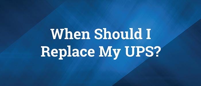 Replace Or Buy New Ups
