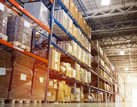 Row Of Shelves
